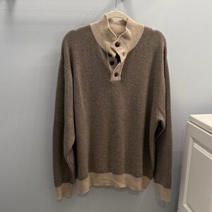 Orvis Brown and Tan Sweater